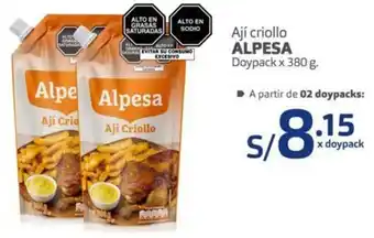 Makro Alpesa Ají Criollo 380g oferta