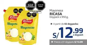 Makro Ricasa Mayonesa 950g oferta