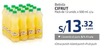 Makro Cifrut Bebida 12 Unids x 500ml oferta