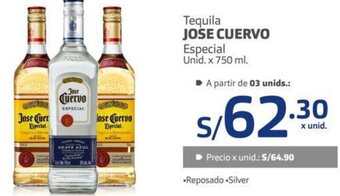 Makro Jose Cuervo Tequila Especial 750ml oferta