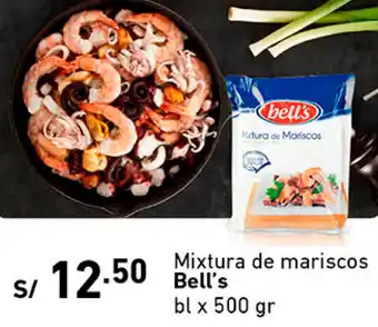 Plaza Vea Bell's Mixtura de Mariscos 500g oferta