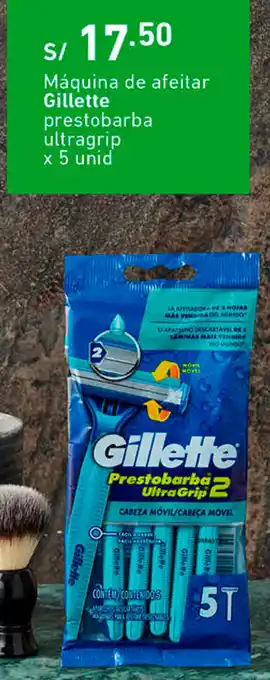 Plaza Vea Gillette Máquina de Afeitar Prestobarba 5 Unids oferta