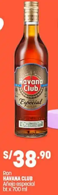 Plaza Vea Havana Club Ron Añejo Especial 700ml oferta