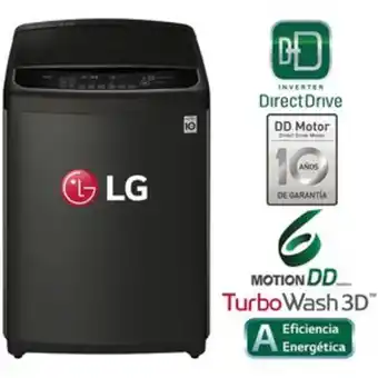 Linio Lavadora 17kg wt17bss6h con turbowash 3d oferta