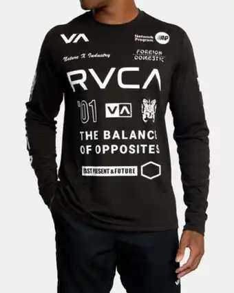 The Box Polo para hombre rvca vent all brand ls blk oferta