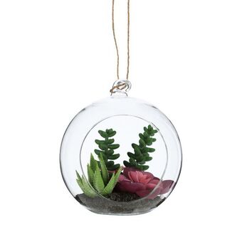 Casaideas Maceta vidrio cactus 12x11,2x14 cm oferta