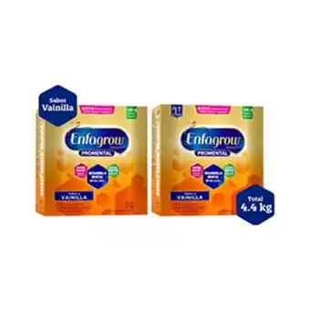 InkaFarma Pack enfagrow premium pro mental sabor vainilla caja 2.2 kg 2 unidades oferta