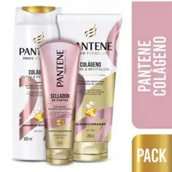 InkaFarma Pack shampoo, acondicionador y sellador de puntas pantene pro-v colageno oferta