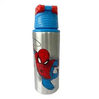 Tottus Botella metálica spiderman oferta