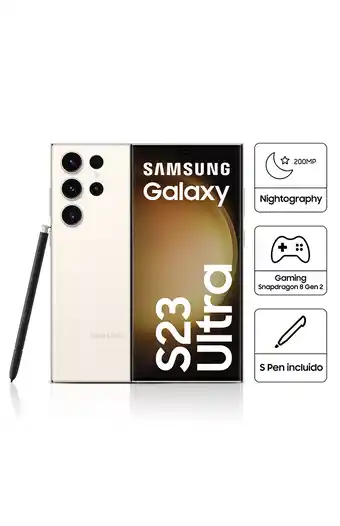 Tiendas EFE Celular samsung s23 ultra 512gb 12gb 6.8" cream oferta