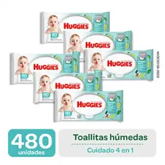 Mifarma Pack de toallas húmedas huggies one&done 6 unidades oferta