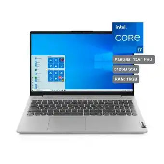 Hiraoka Laptop lenovo ideapad 5i 15.6" intel core i7-1165g7 512gb ssd 16gb ram oferta
