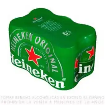 Metro Sixpack cerveza heineken lata 330ml oferta