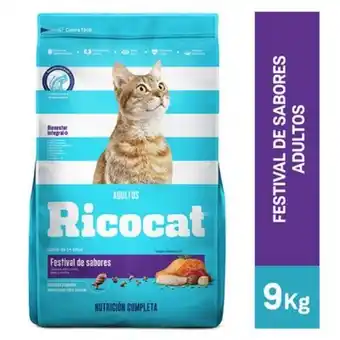 Maestro Comida para gatos adultos ricocat festival de sabores 9 kg - bolsa 9 kg oferta