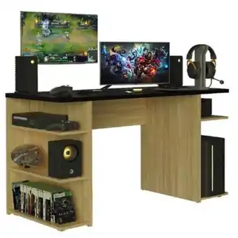 Maestro Mueble escritorio gamer madesa moderno 136cm oferta