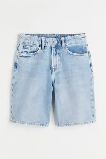 H&M Bermudas denim loose fit oferta