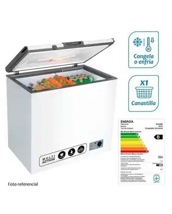 Tiendas EFE Congeladora coldex ch10p bl 247 litros - blanco oferta