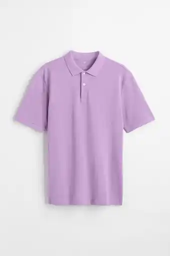 H&M Polo camisero de algodón regular fit oferta