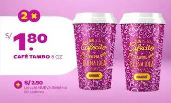 Tambo Café Tambo 2 x 8oz oferta