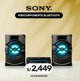 La Curacao Sony Minicomponente Bluetooth oferta