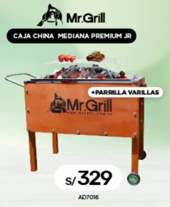 La Curacao Mr. Grill Caja China Mediana Premium Jr oferta