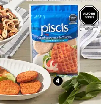 Plaza Vea Hamburguesa de Trucha Piscis bl x 500g oferta