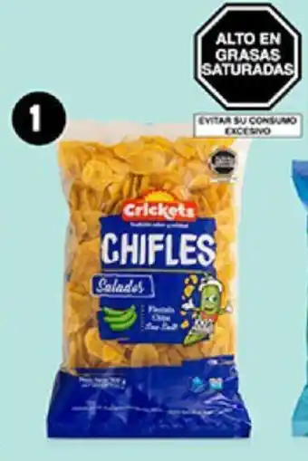 Plaza Vea Chifles Salados Crickets x 500g oferta