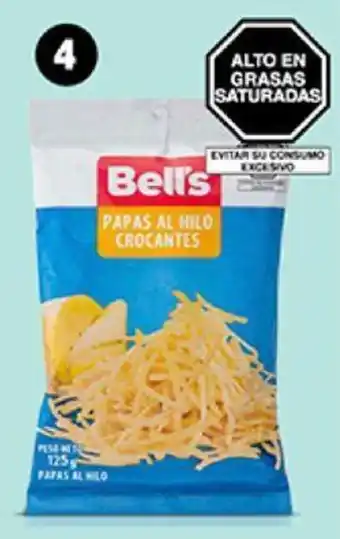 Plaza Vea Papas al Hilo Bell's x 125g oferta