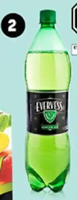 Plaza Vea Ginger Ale Evervess bt x 1.5L oferta