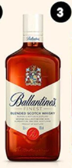 Plaza Vea Whisky Ballantine's Finest bt x 700ml oferta