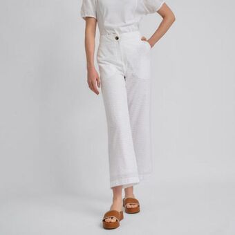 Fina Perú Pantalon jana blanco oferta