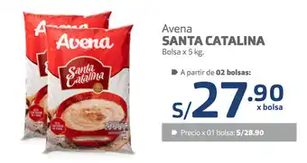Plaza Vea Avena Santa Catalina bolsa x 5kg oferta