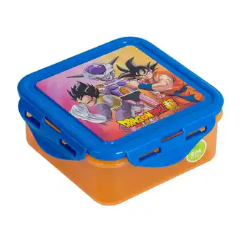 Tottus Táper cuadrado 590 ml dragon ball oferta