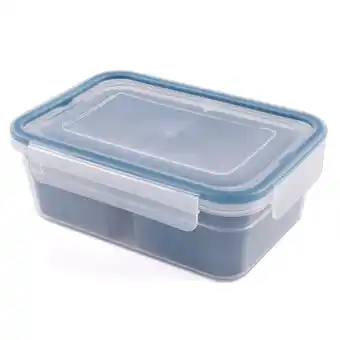 Tottus Contenedor snack 2 compart 1.1l b oferta