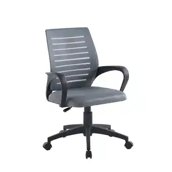 Tottus Silla de oficina con brazos charcoal oferta