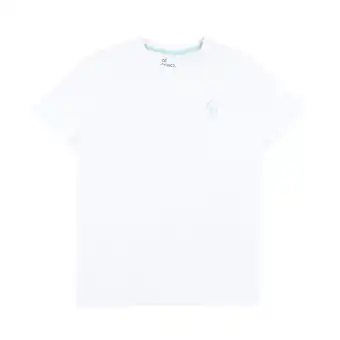 Tottus Polo curvo bordado hombre xl blanco oferta