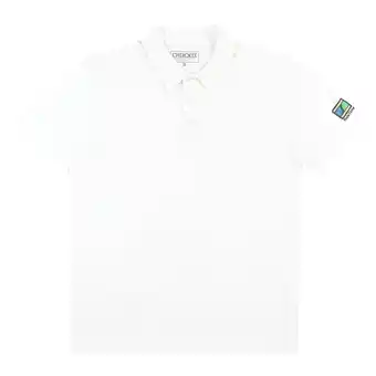 Tottus Polo box parche hombre xl blanco oferta