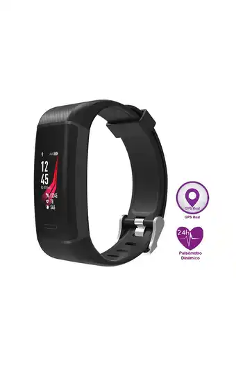 Tiendas EFE Smartband leotec training gps color dark oferta