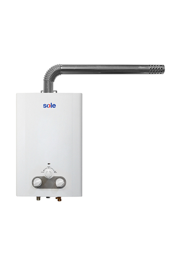 Tiendas EFE Calentador instantáneo sole glp con accesorios 10lt tiro forzado oferta