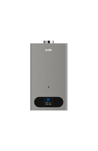 Tiendas EFE Calentador instantáneo sole glp con accesorios 18lt termo digital oferta
