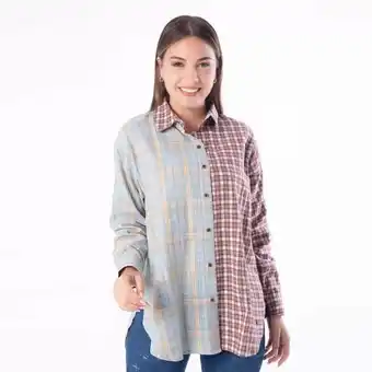 Pionier Blusas villela cuadros firus v m/larga oferta
