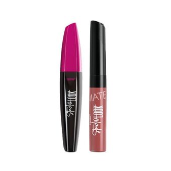 Cyzone Set máscara de pestañas y labial mate oferta