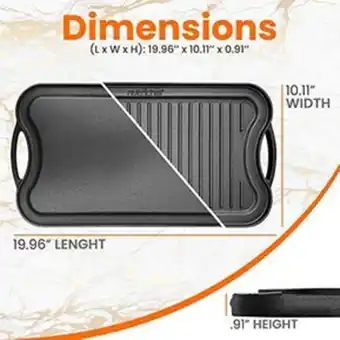 Linio Plancha reversible de hierro fundido nut... oferta