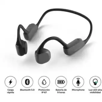 Linio Audífonos bone conduc philips taa6606bk oferta