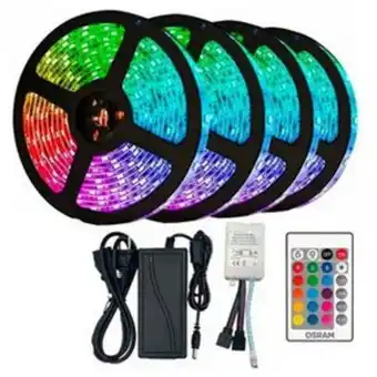 Linio Cinta led rgb 5050 x 5m + control remoto... oferta
