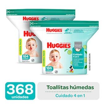 Mifarma Pack toallas húmedas huggies one&done 2 unidades oferta