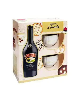 Sumon Licores Pack baileys original 750ml 2 bowls oferta