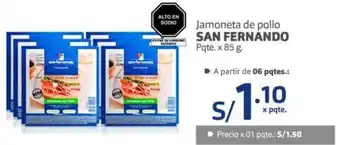 Makro Jamoneta de Pollo San Fernando 85g oferta
