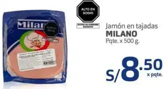 Makro Jamón en Tajadas Milano 500g oferta