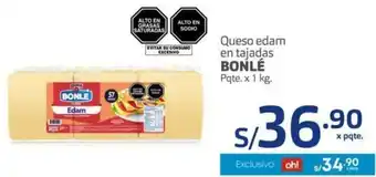 Makro Queso Edam en Tajadas Bonlé 1kg oferta